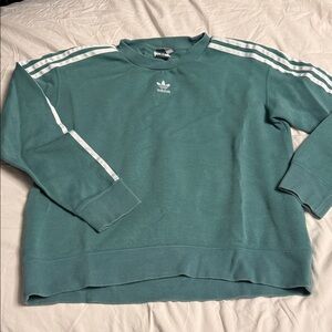 Adidas Green Crewneck Sweatshirt